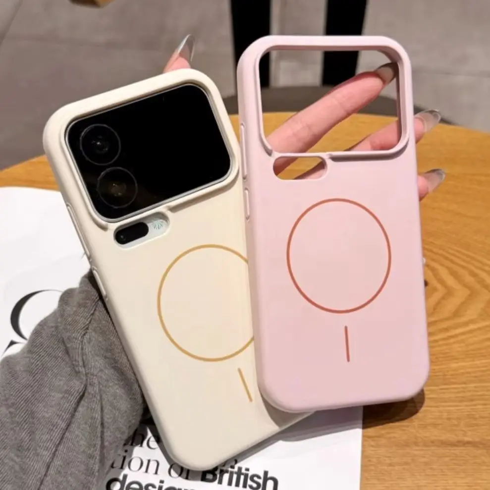 السائل سيليكون الحلوى متجمد ل Magsafe حالة ل Xiaomi 17 برو ماكس 15 15S 14 13 برو MI 17ProMax الأصلي غطاء الهاتف المغناطيسي