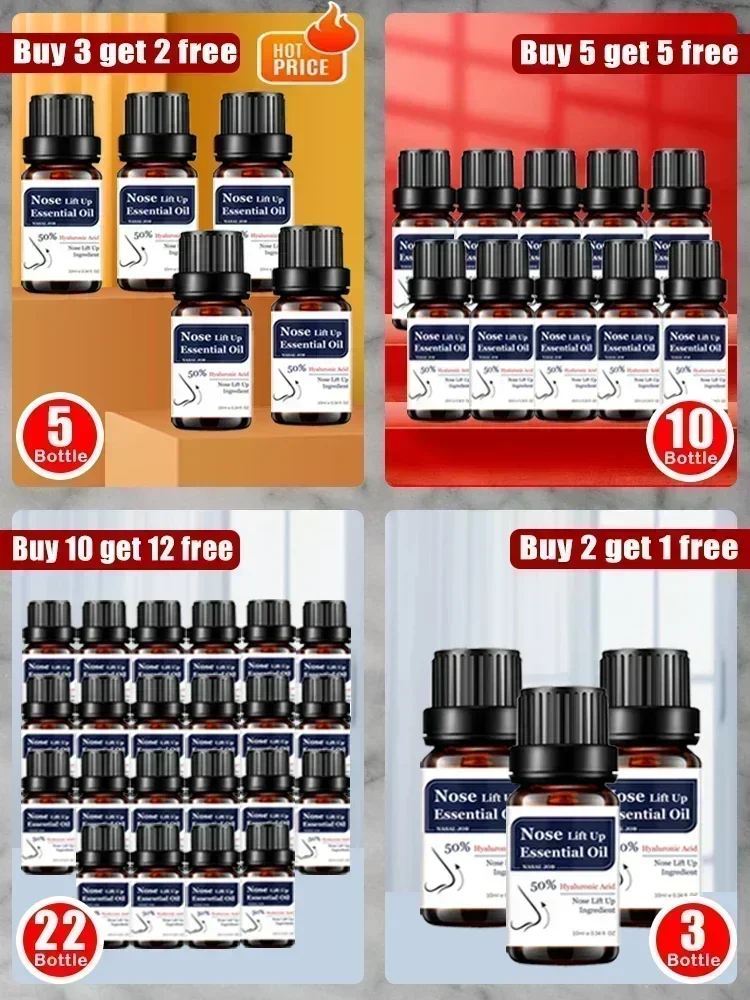 New-Nose Lift Up Heighten Rhinoplasty Oil  Heighten Rhinoplasty Nasal Bone Remodeling Pure Natural Care Thin Smaller Nose