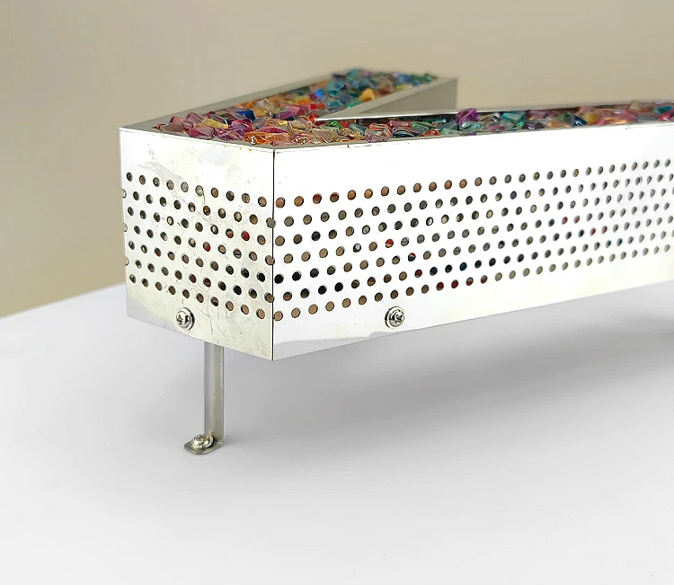 201 Edelstahl U-Hintergrundbeleuchtete Halterung für LED-Kanal-Buchstaben-Schilderhalterung, Installation 100 Stück/Packung – Detail 9