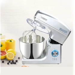 Commercial electric1500w 7L Kitchen Food Stand Mixer Blender Cream Egg Whisk Cake Dough Kneader Bread Maker Stainless Steel Bowl