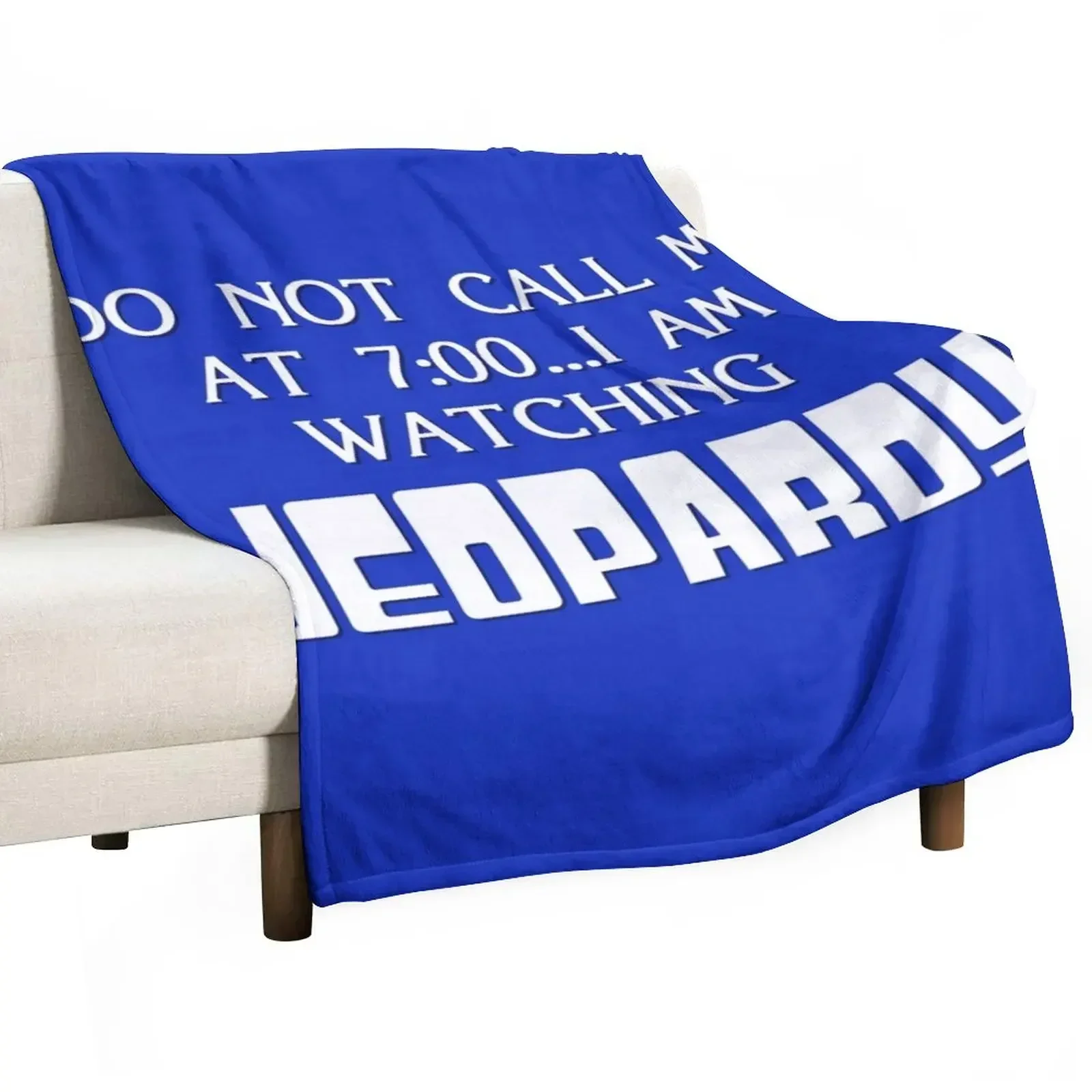 

Jeopardy 7:00 Throw Blanket Thermal blankets ands Luxury Sofas Blankets