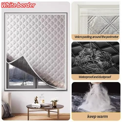 Winter warm curtains, insulated windproof sealed windows, cold proof and insulated, screen windows，Shading, sound insulation