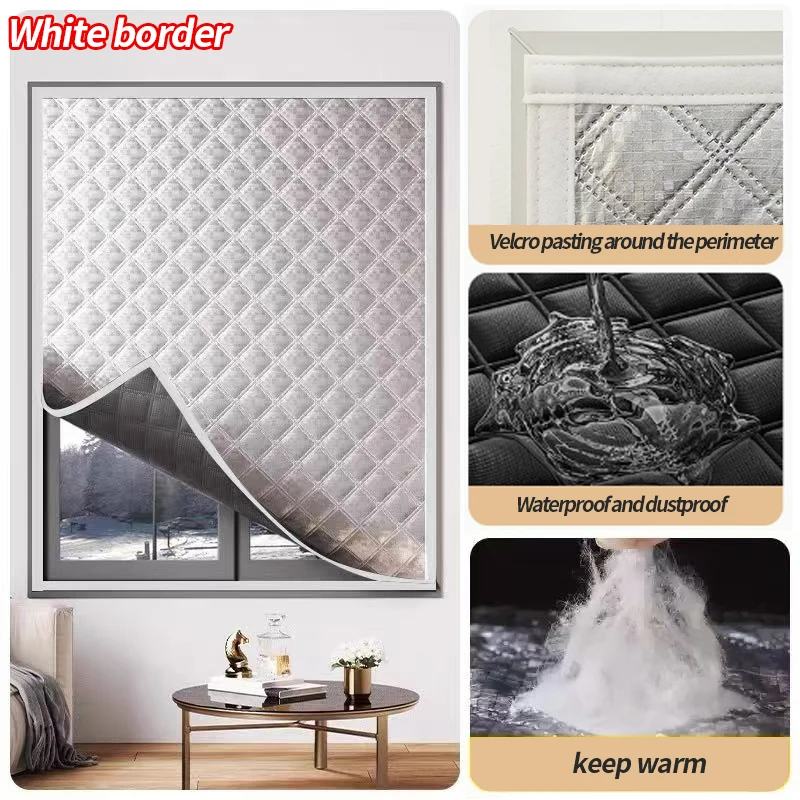 Winter warm curtains, insulated windproof sealed windows, cold proof and insulated, screen windows，Shading, sound insulation