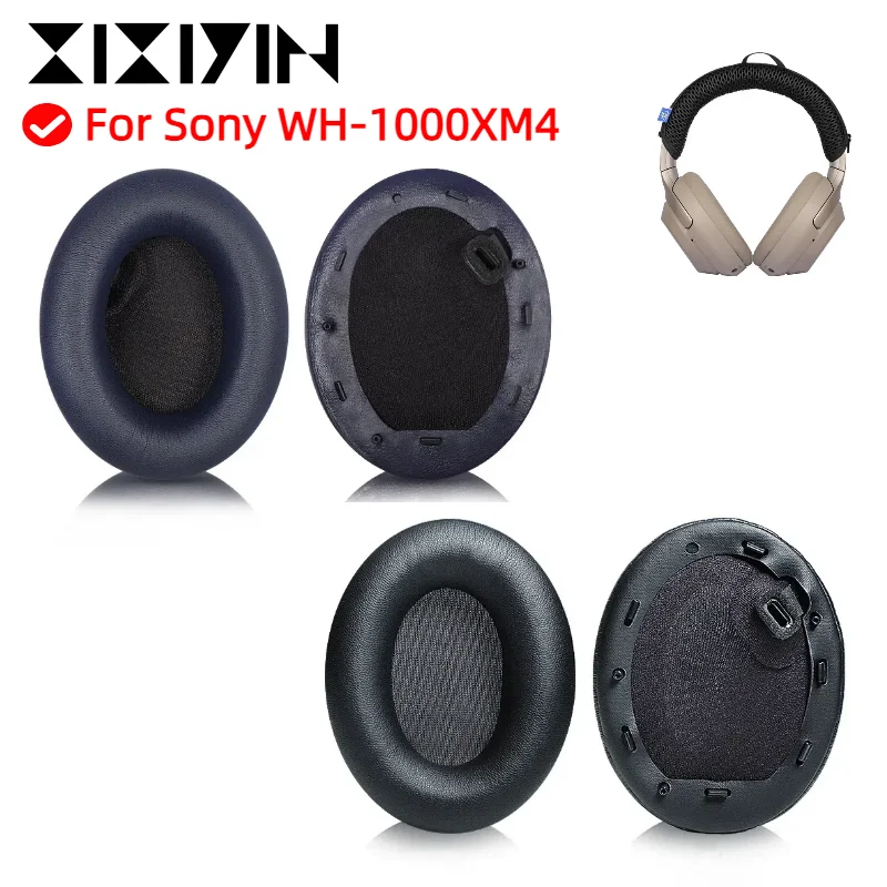 

Replacement Ear Pads Ear Cushion Earpad Compatible with for Sony WH-1000XM4 Headphones Gamer Headband