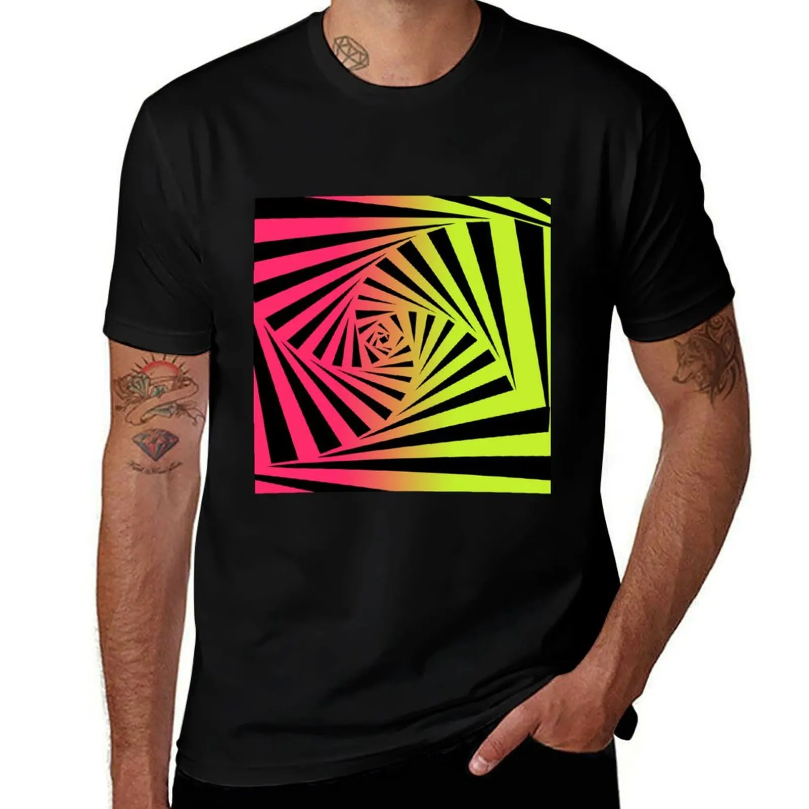 Vision Gator Swirl T-Shirt cotton t-shirt plain for man package T-Shirt