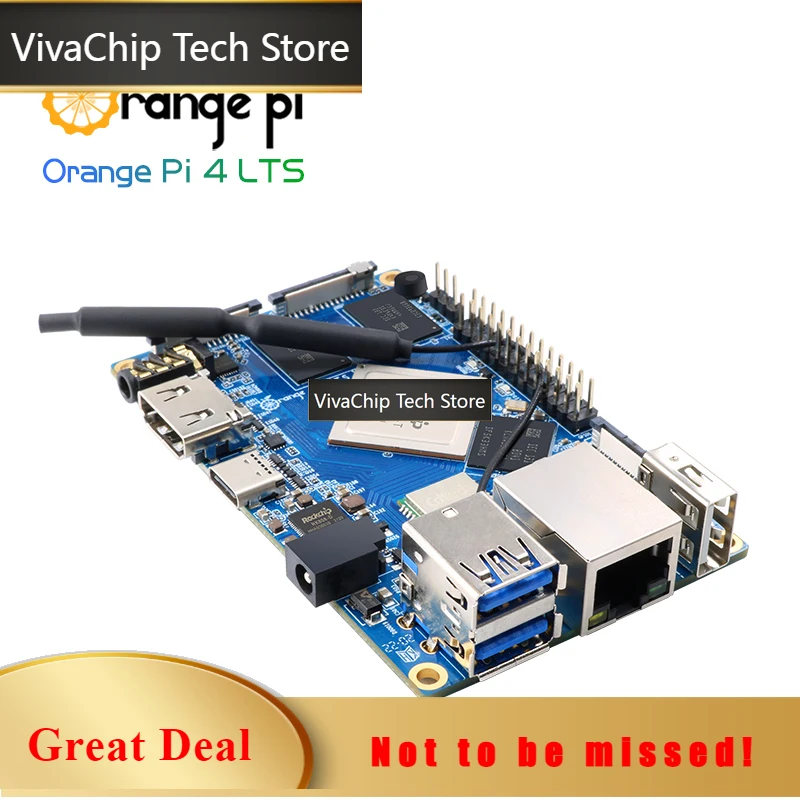 VivaChip TechOrange Pi 4 LTS 3GB 16GB EMMC Rockchip RK3399-T