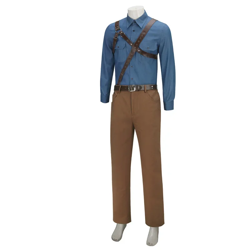 TV Ash Williams Costume Ash vs Evil Dead Cosplay Men's Suit Halloween Party Outfits