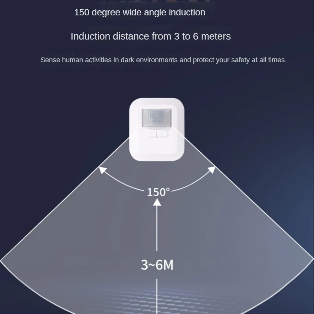 High Quality New Plug-in Human Body Induction Acousto-Optic Remote Control Dimming Brightness Up To Small Night Light