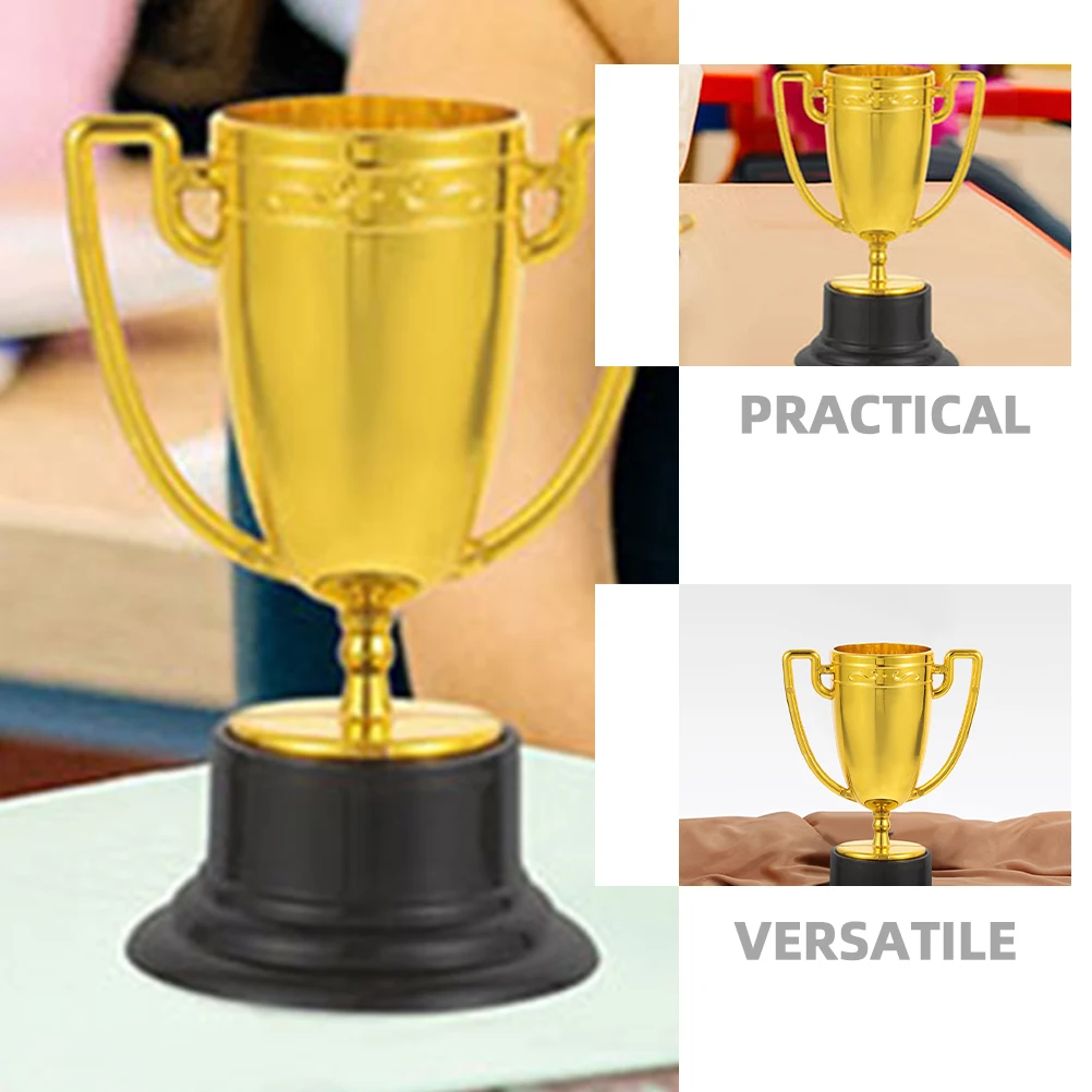 

12 Pcs Mini Trophy Trophies Party Favors Funny Ceremony Competition Decor Celebration Award