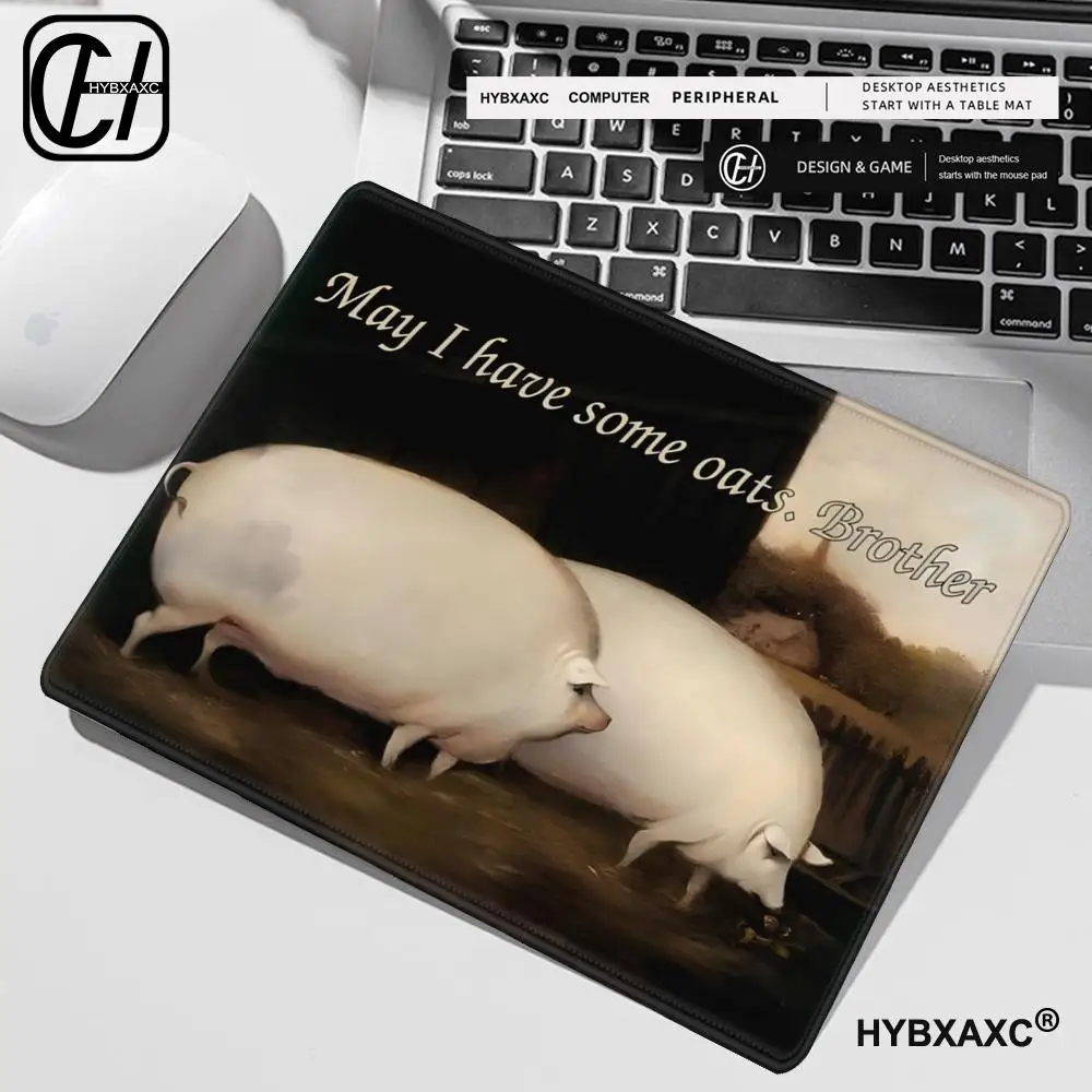 Brother May Have Some Oats? Meme Office Mousepad Kawaii Desk Accessories Gaming Pc Desk Pad Mouse Pads Desktop Setup Mouse Mat