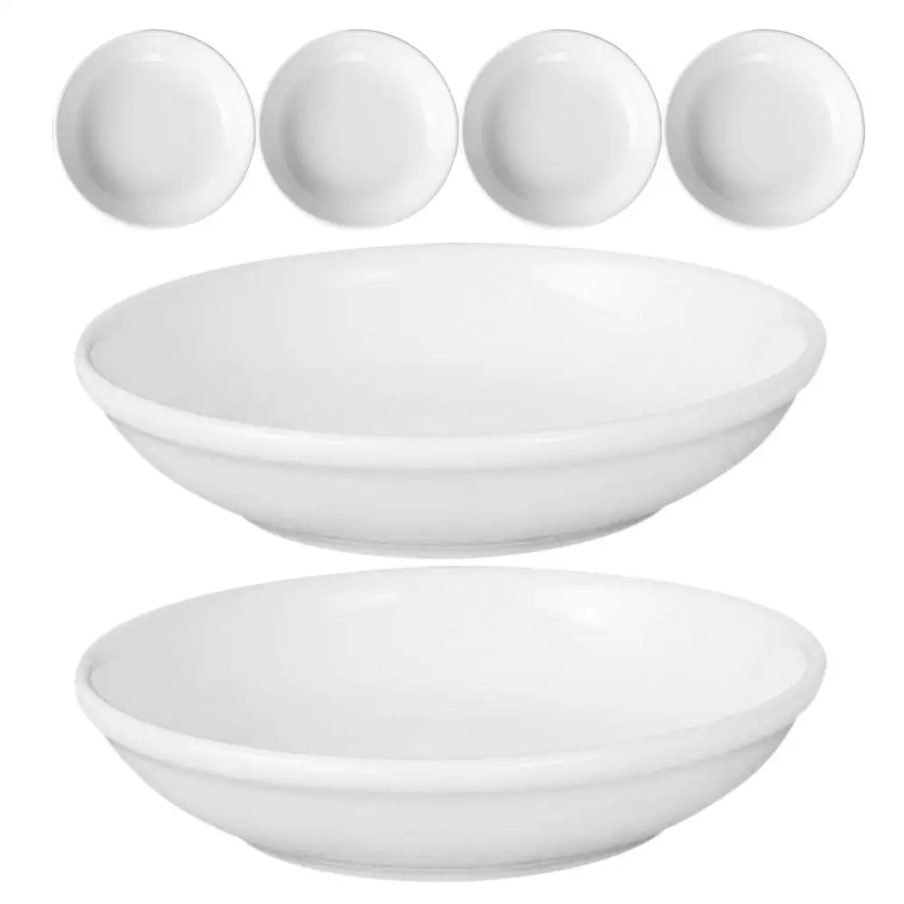 

6 Pcs Light Bulb Ceramic Dish Replacement Ceramics Wax Melt Warmer Essential Oil Holder