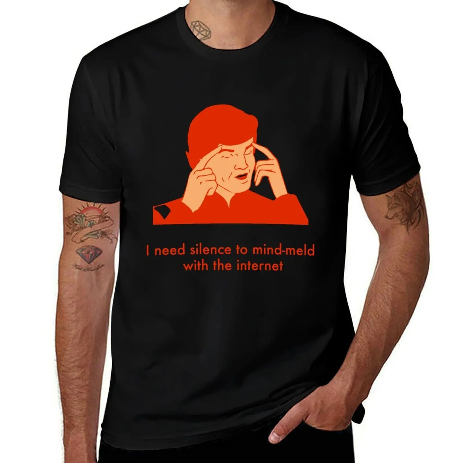 Stormy mind-melds with the internet T-Shirt Basic Breathable Solid Color T-Shirt