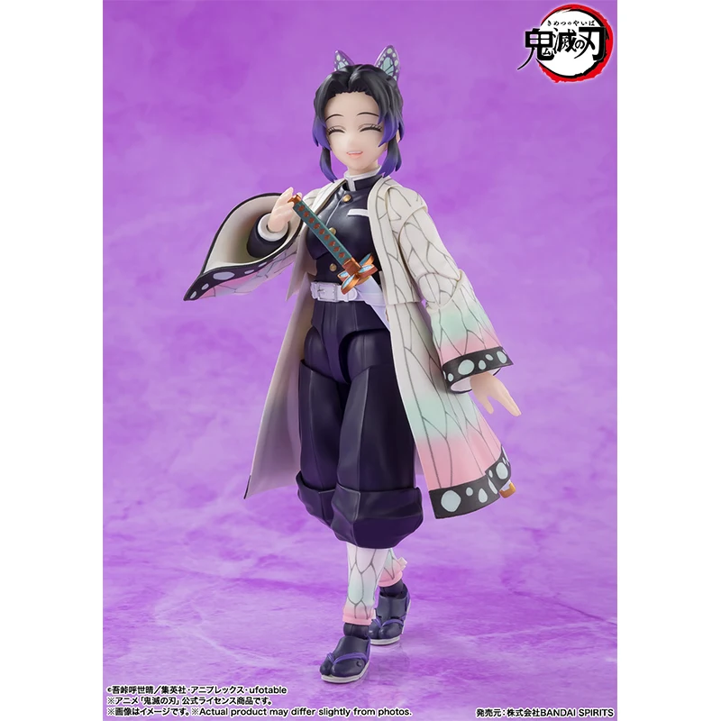 ฟิกเกอร์อนิเมะดาบพิฆาตอสูร ฮาชิระ โคโจ ชิโนบุ ของแท้จาก BANDAI รุ่น SHF ของเล่นโมเดลแอคชั่น