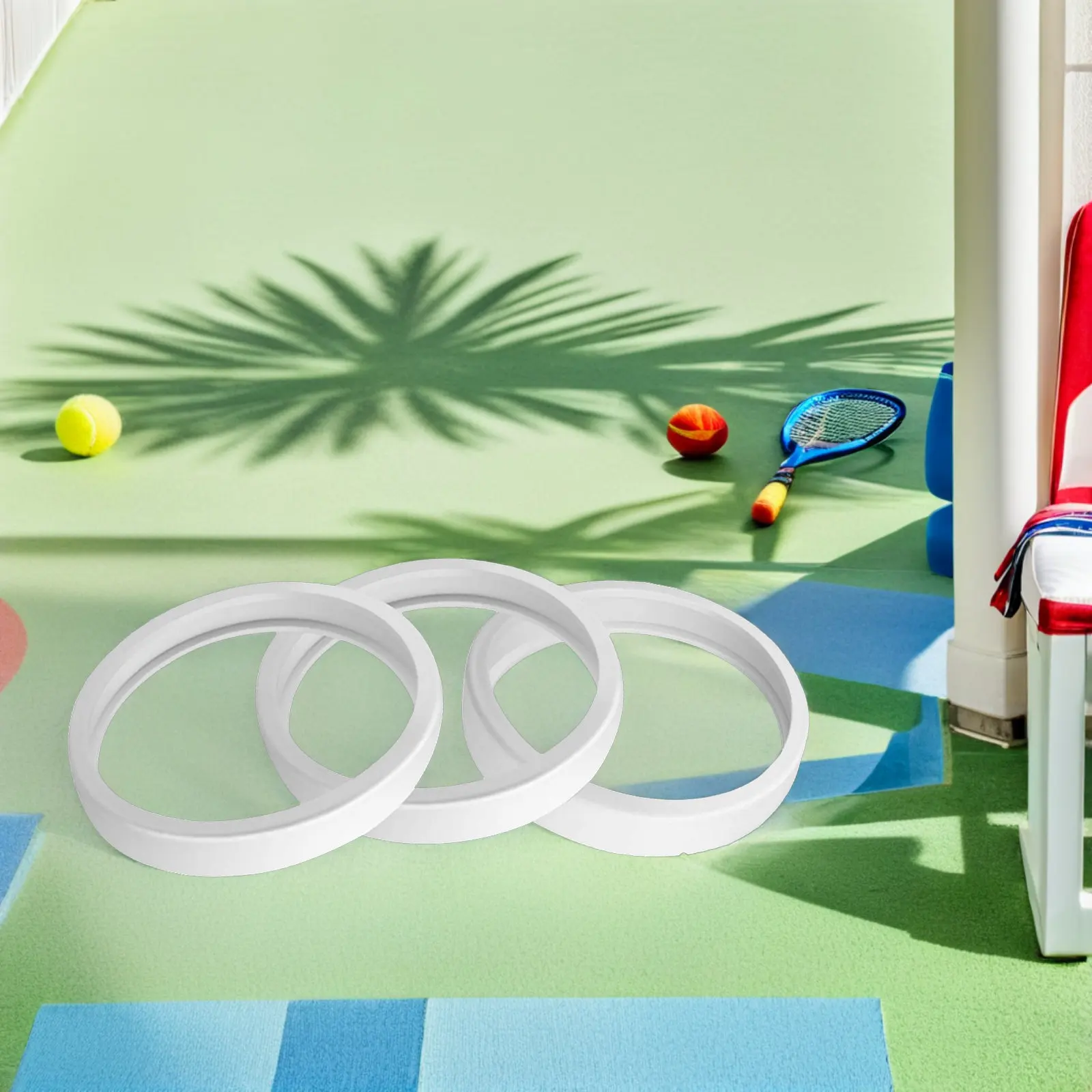 3Pcs Pool Cleaner Replacement Tires High Traction Rubber Parts for 180 280 360 380 Pool Cleaning Equipment