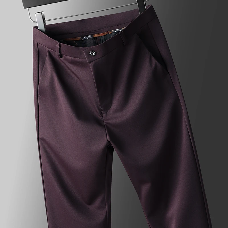 Men's Business Casual Dress Pants Stretch Golf Pants Wrinkle Resistant Comfy Trousers Slacks Quick Dry Lightweight Summer Pants