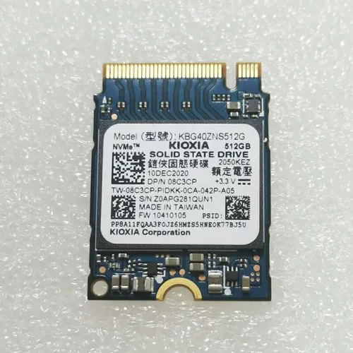 A+ Toshiba KIOXIA BG4 512 GB 256 GB N M.2 2230 SSD For Surface Pro