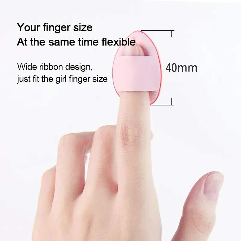 إسفنجة مكياج صغيرة للأصابع ، أساس كونسيلر ، تفاصيل نفخة ، وسادة هواء الإبهام ، نفخة تجميلية ، أداة مكياج ، مقاس ، 5 قطعة ، 10 قطعة ، 20 قطعة