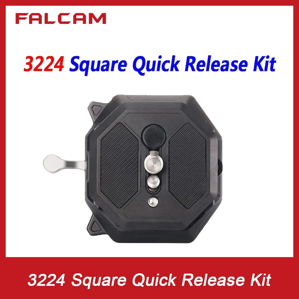 FALCAM F50 3224/3227 Kit cuadrado de liberación rápida Estándar Arca-Swiss, montaje duradero y seguro para cámaras y lentes grandes