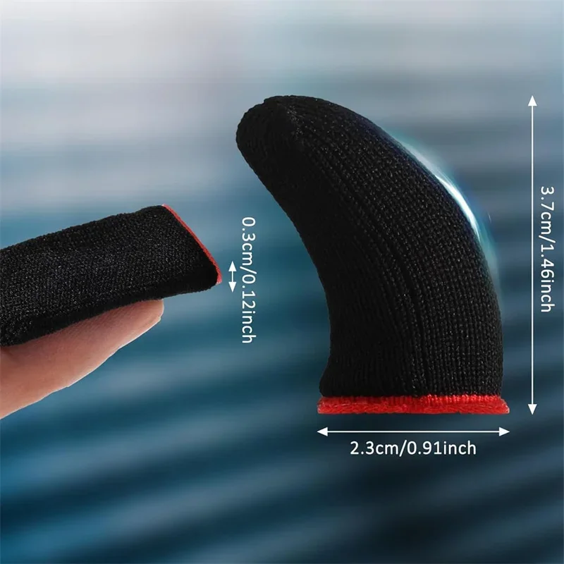 20 pezzi di maniche per dita da gioco per telefono, guanti per controller per le mani, anti-sudore, traspiranti, senza cuciture, per touchscreen