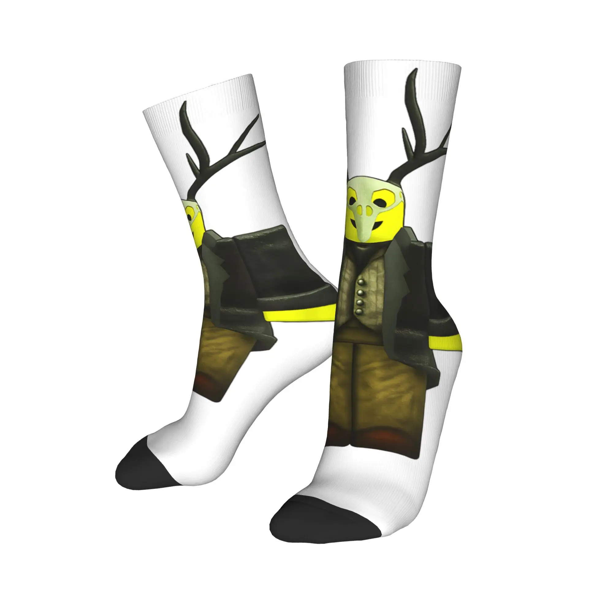 Cultist in The Forest Kids Run 99 Nights Halloween Escape جوارب جوارب قوطية شتوية مضادة للانزلاق جوارب للجنسين قابلة للتنفس