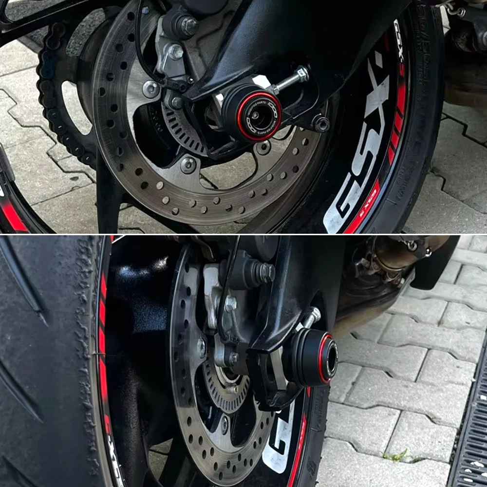 For SUZUKI GSXS GSXR 1000 GSXS1000 GSXS1000F GSX-S 1000F 2015-2025 Motorcycle Front Rear Wheel Fork Axle Slider Crash Protector