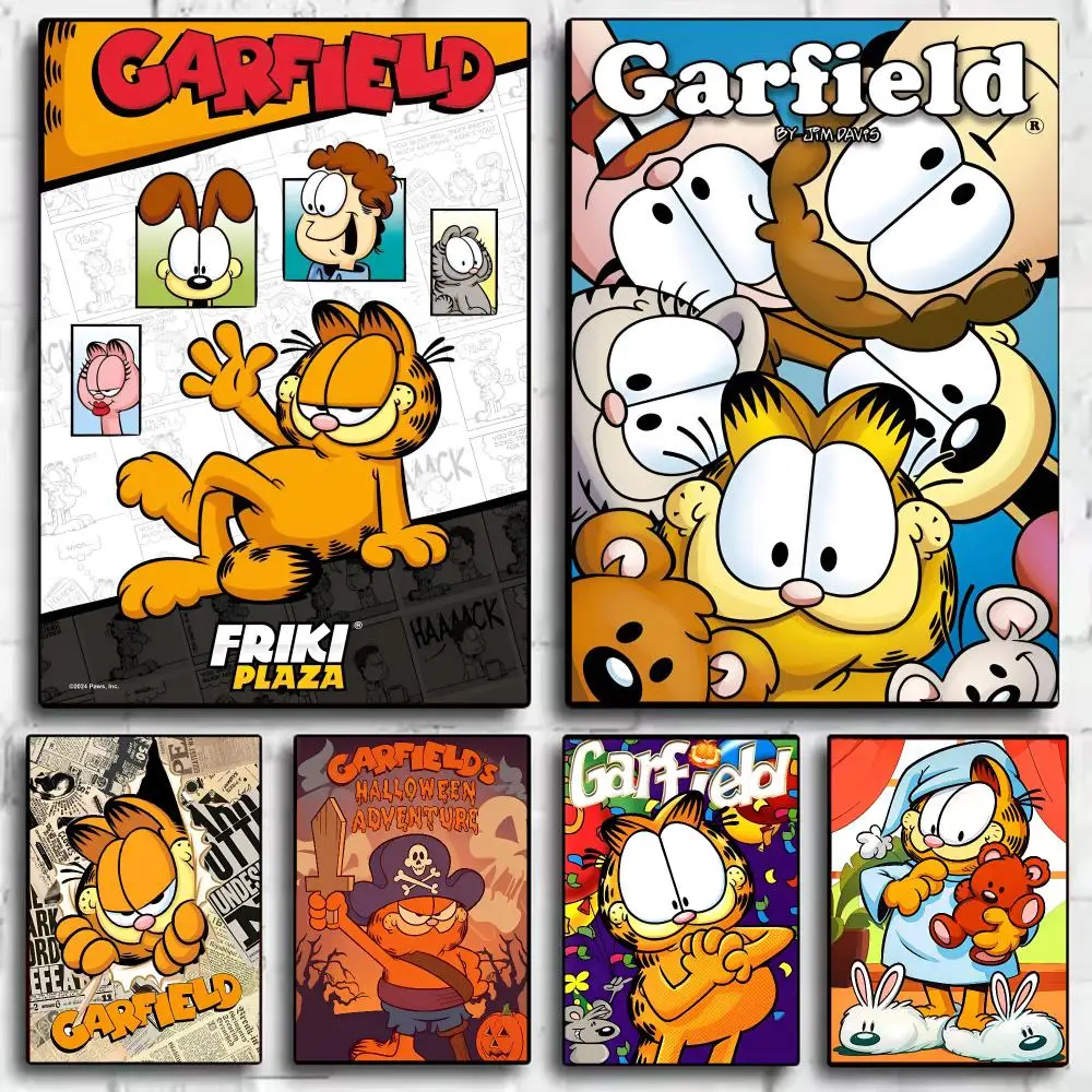 Anime G-Garfield Poster Decorative Wall Sticker Mural Photo Print for Bedroom Living Room Hallway Home Decor Gift