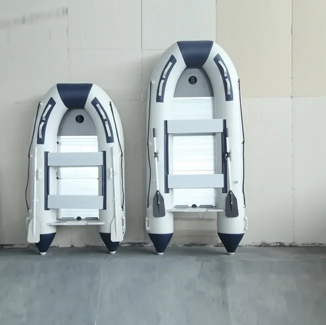 

13.8ft PVC Inflatable Boats 8 Person Fishing Kayak Rowing Rafts Dinghy with Motor Bracket Hole for Water Sports