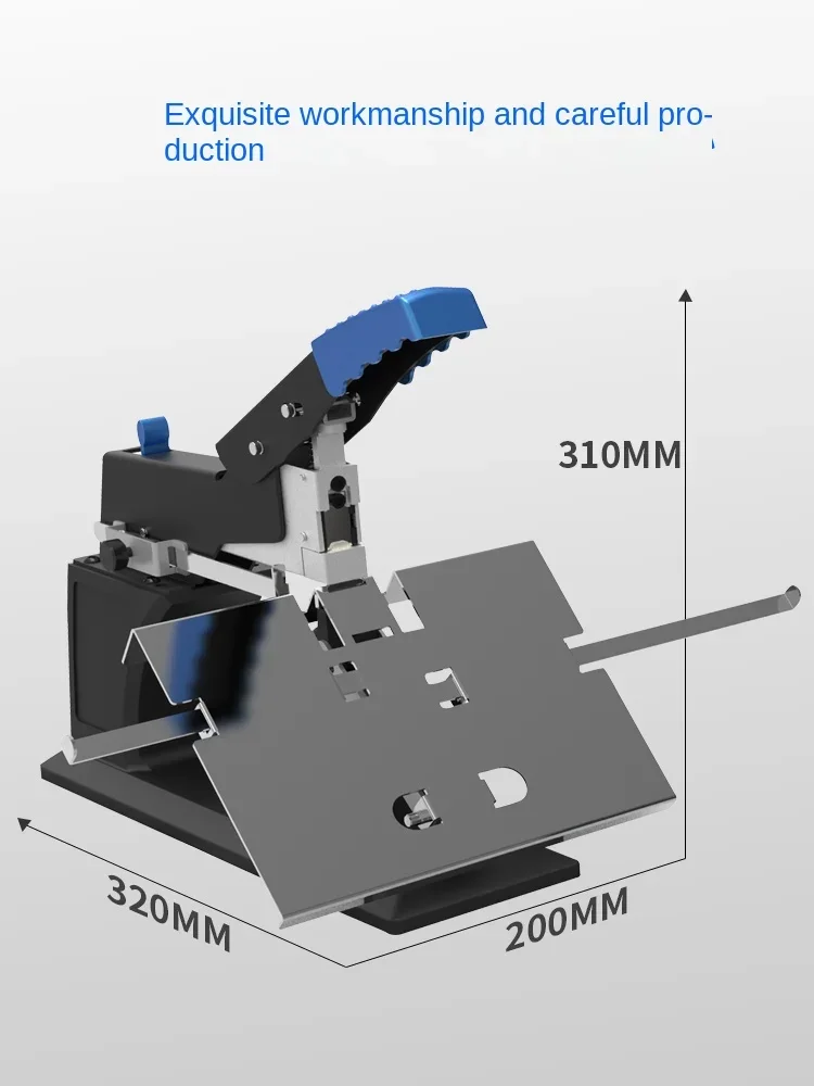 Manual and effortless bookbinding machine, horse riding stapler A3, horse riding flat nail A4, medium seam stapler, heavy-duty