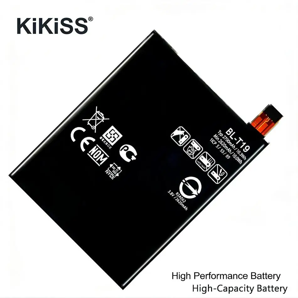 

Легкая батарея для мобильного телефона 2700 2620 мАч, надежная мощность, BL-T19 для LG Nexus 5X H790 H791 H798