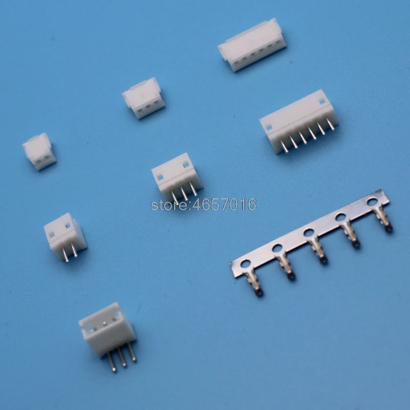 20 Sets/Lot  JST ZH 1.5mm 2/3/4/5/6/7/8/9/10/11/12Pin Straight Pin/Right Angle Pin Male, Female Connector socket with crimps