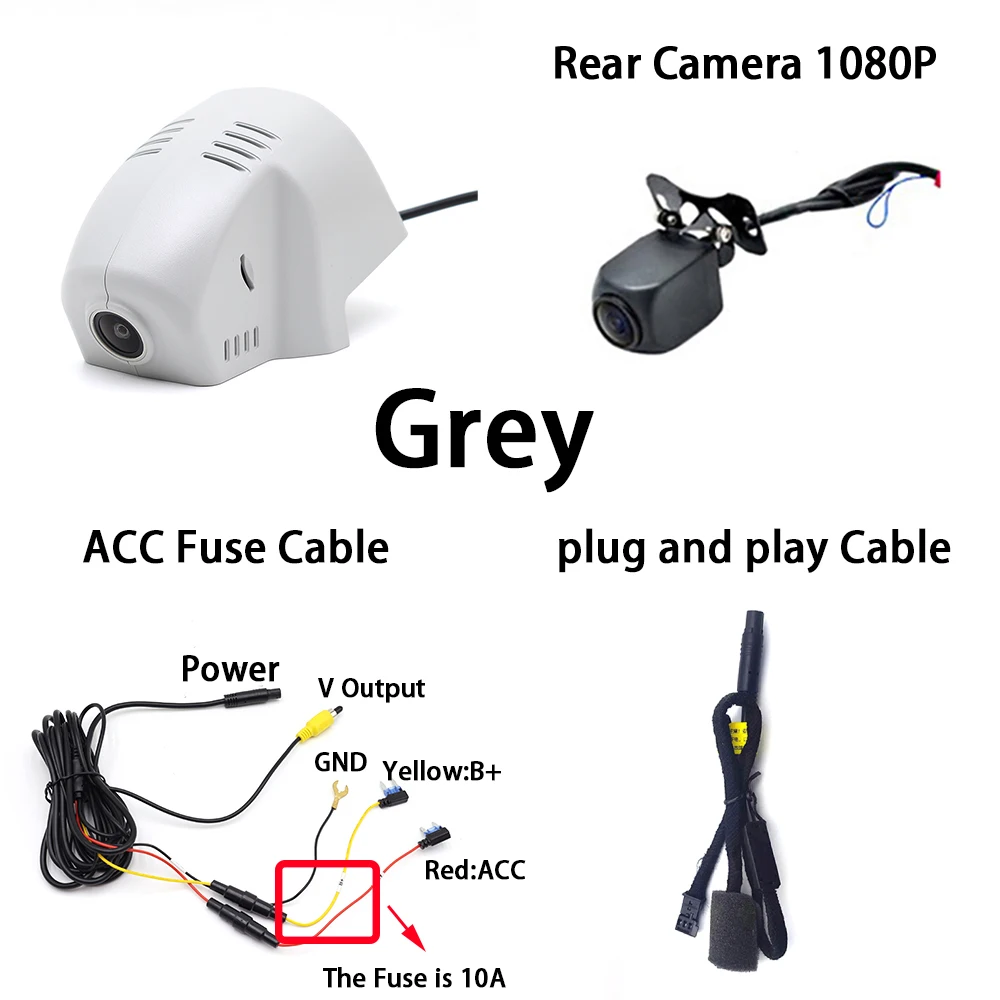 ZJCGO 4 K 2160 P Auto DVR Dash Cam Camera Video Recorder Plug en Play voor Volkswagen VW Golf 8 Mk8 Atlas Teramont CA1 Golf8 - afbeelding 1