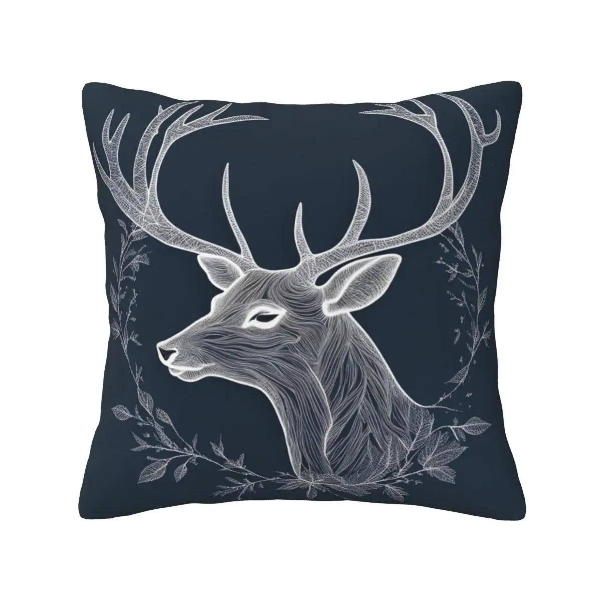 

Christmas Deer Cute Anime Holiday Decorations Holiday Gifts Soft fabric Digital printing 50x50cm pillows ornamental pillows