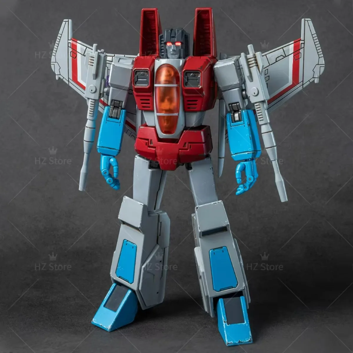 Hasbro Yolopark Transformers: Rise of The Beasts AMK PRO Alloy Armor G1 Starscream Assembly Handmade Figure 21cm