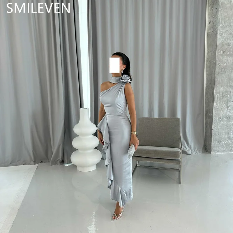 

Smileven Sexy Mermaid One Shoulder Luxury Prom Dresses Saudi Arabia فساتين سهرة Elegant Formal Occasion Gowns 2025 Customized