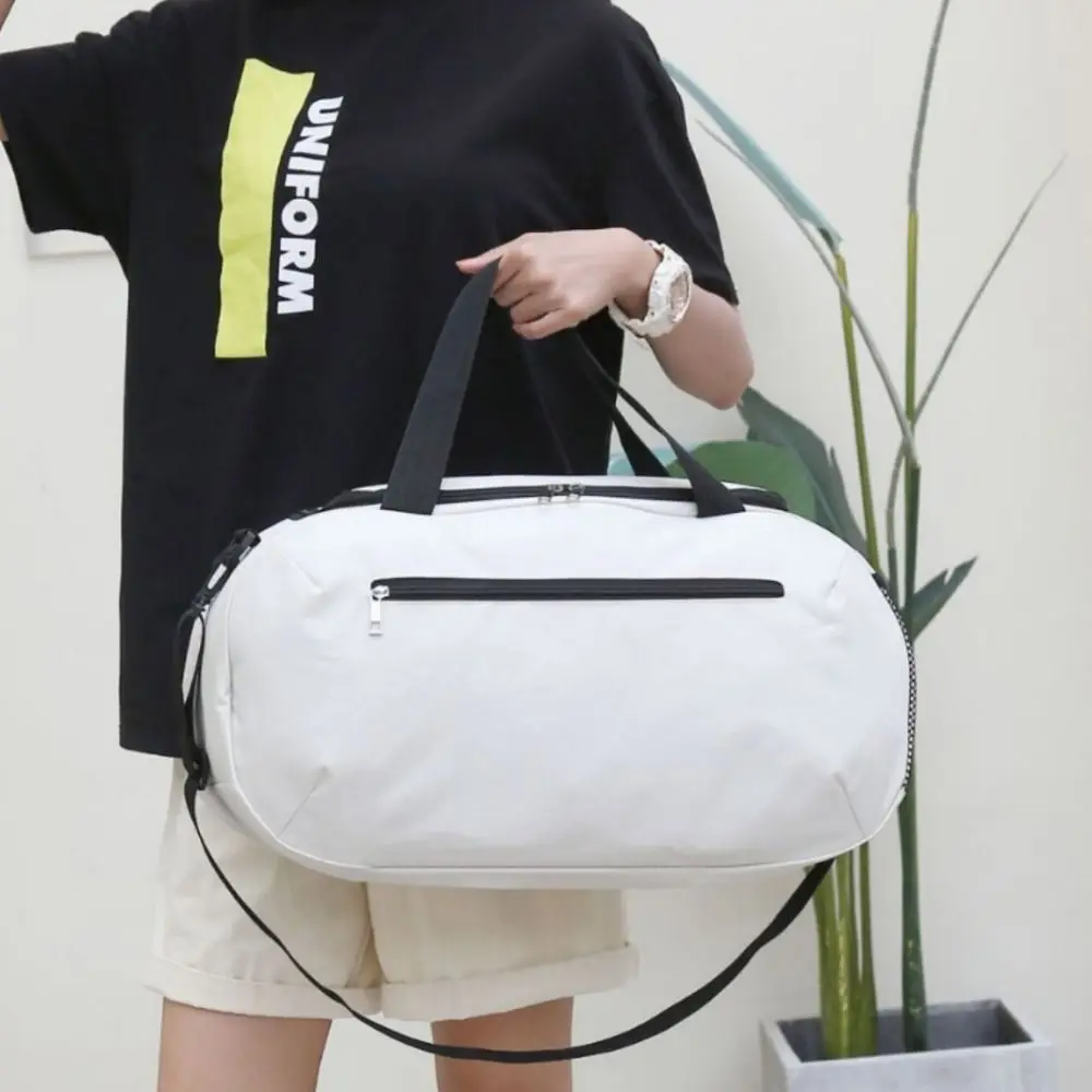 Trendy Large Capacity Travel Duffle Bag Waterproof Handheld Travel Luggage Bag Sports Business Trip Messenger Bag Men