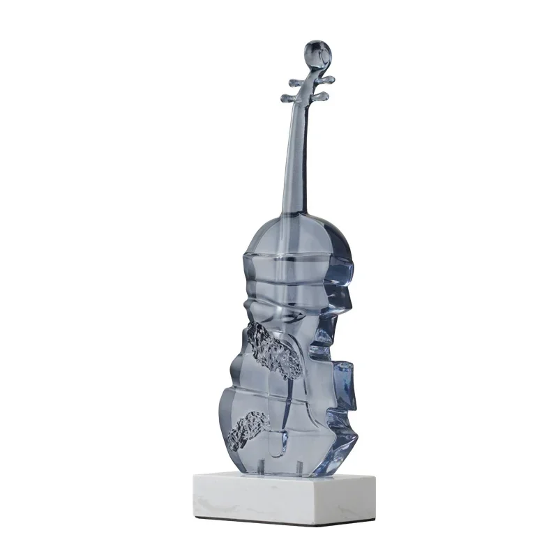 Violin floor-to-ceiling ornaments Art home accessories Entrance hall wine cabinet desktop decoration