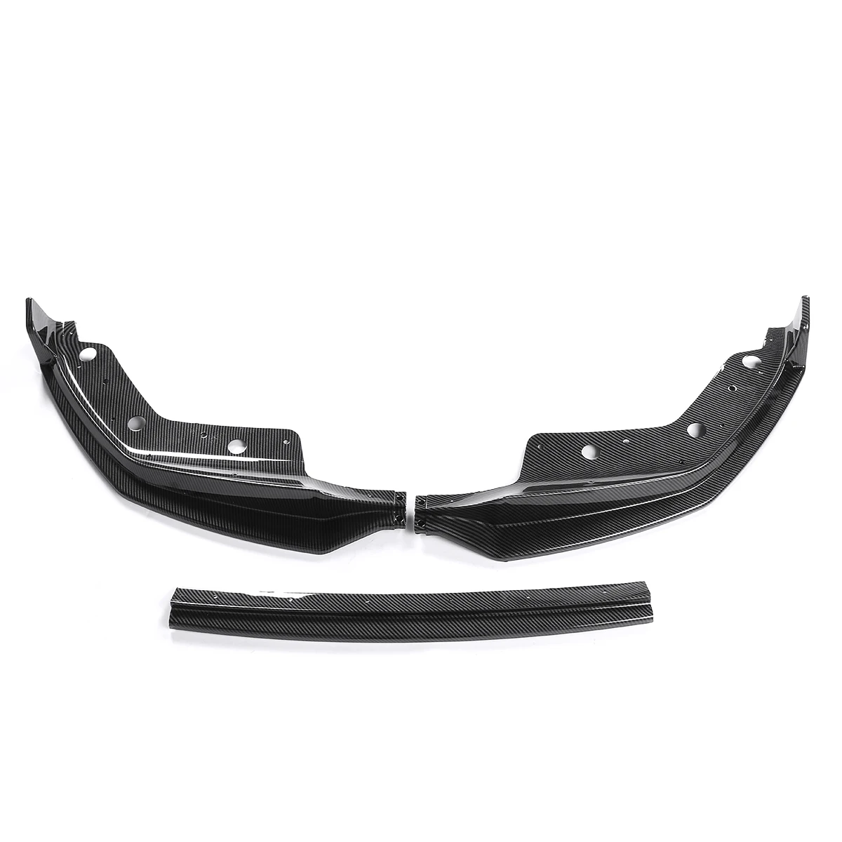 3PCS MP Style G20 Car Front Bumper Lip Spoiler Splitter Diffuser Detachable Body Kit Cover Guard For BMW 3 Series G20 2019 2020