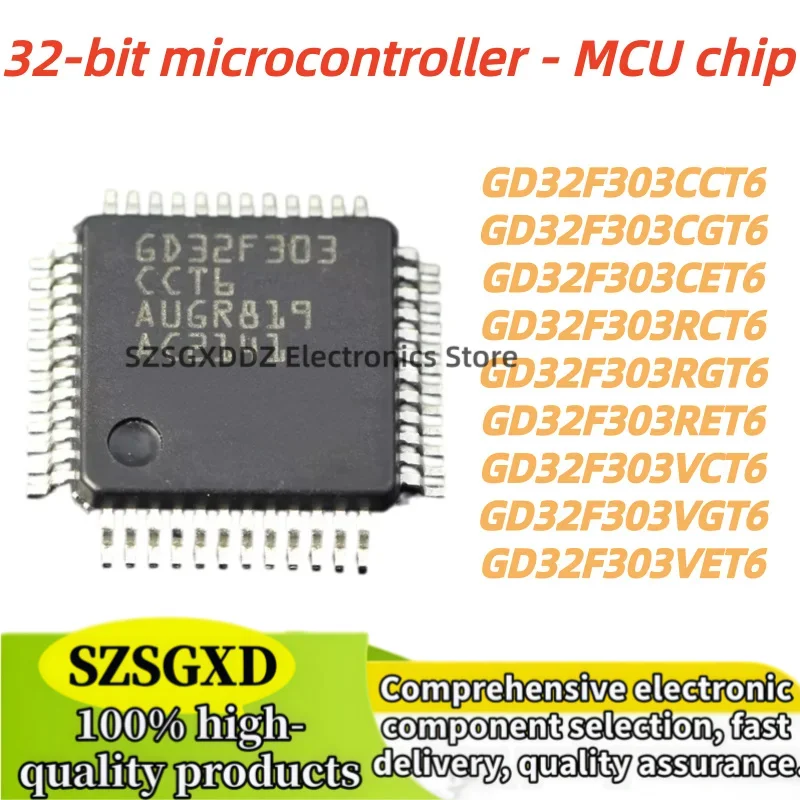 1pcs New GD32F303RET6 GD32F303VCT6 GD32F303VGT6 GD32F303VET6 GD32F303CCT6 GD32F303CGT6 GD32F303CET6 GD32F303RCT6 GD32F303RGT6