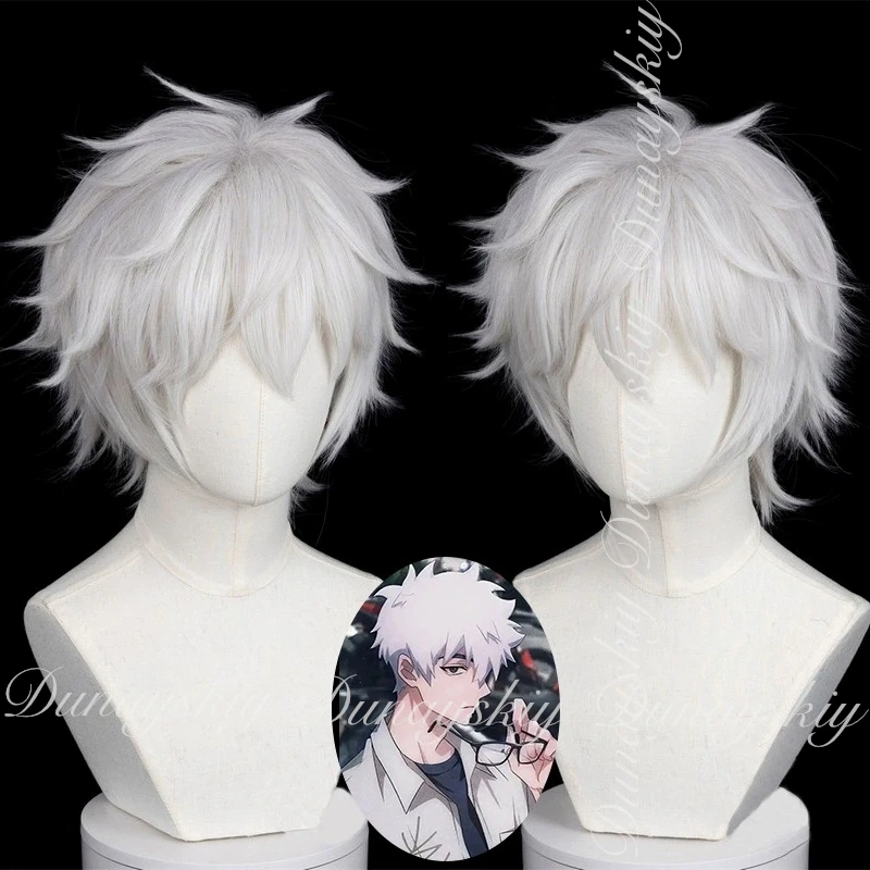 Link Click Lucas One Персонаж Время Фотостудия Таинственный партнер с белой рубашкой и волосами Косплей Костюм Аниме Полный комплект