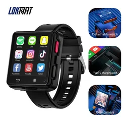 New LOKMAT APPLLP 2 MAX 4G Smart Watch Men 2.64 Inch Large Screen 4GB 64GB Google Play Game Waterproof Android 11.0 Smartwatch
