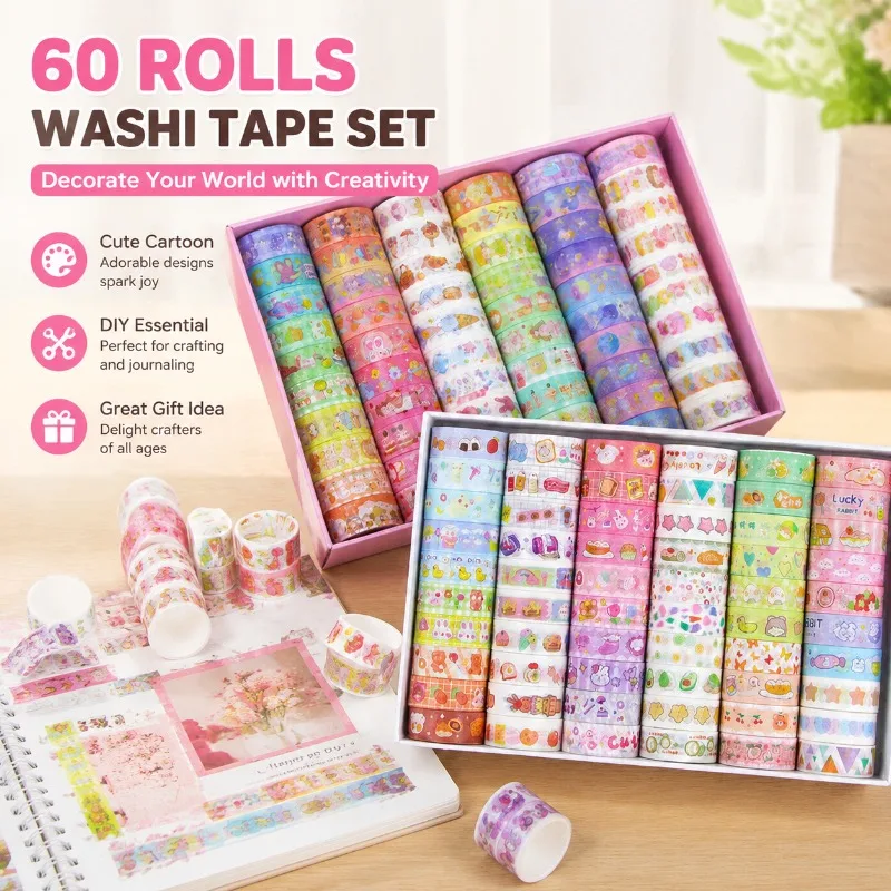 cute-cartoon-decorative-masking-tape-for-diy-scrapbooking-journaling-and-gift-wrapping