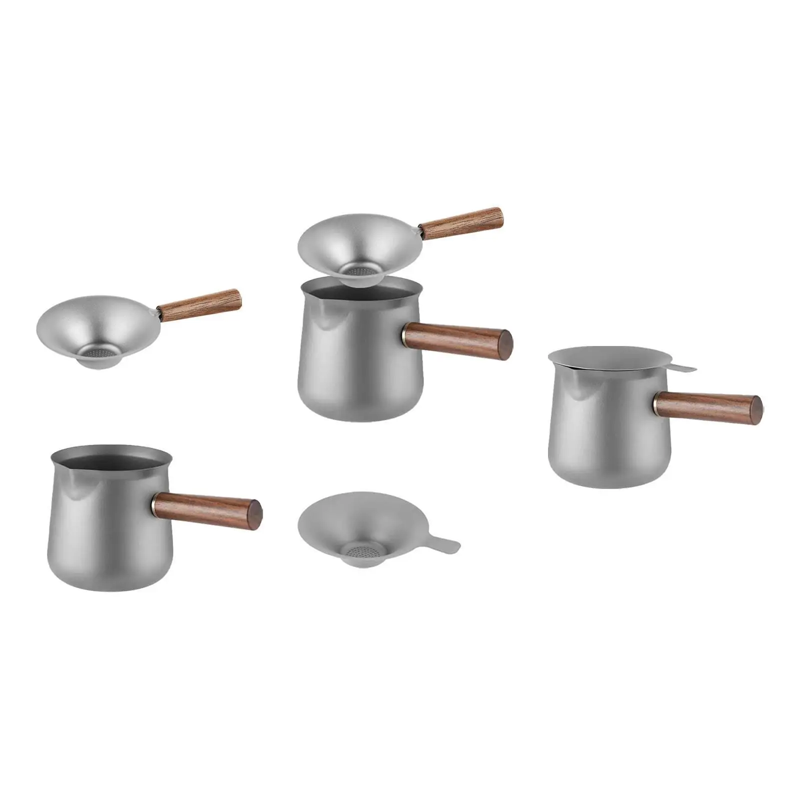 

Titanium Tea Maker with Strainer Teaware with Side Handle Multipurpose 330ml Tea Pitcher for Outdoor Hotel Office Kitchen