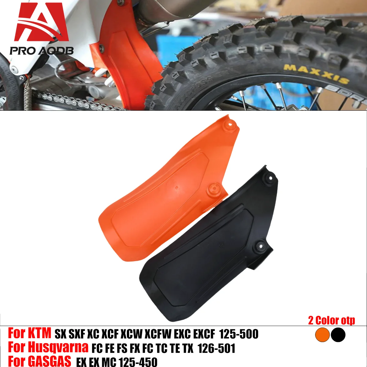 

For KTM Motorcycle SX SXF XC XCF EXC XCFW 125-500 Rear Fender Mudguard Plastic Kit Shock Absorber Air Box Mud Flap Splash Guard