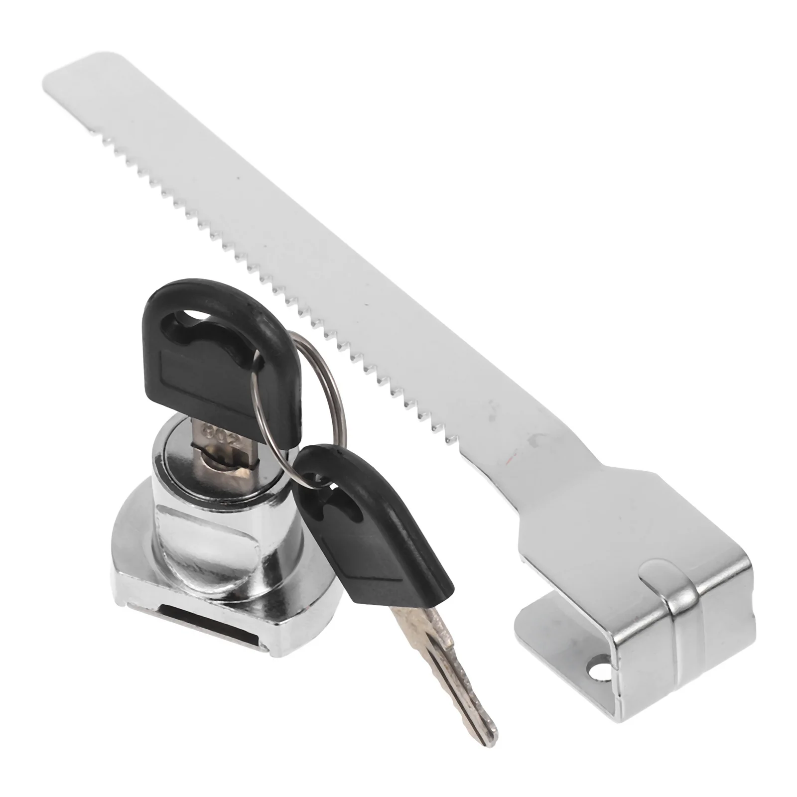 

1Set Ice Cream Freezer Lock Durable Sliding Glass Door Lock for Retail Display Case Security with Key Glass Door Locks