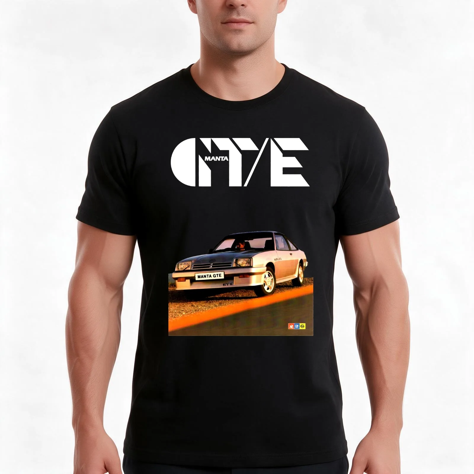 OPEL MANTA - ADVERT T-Shirt Summer Casual Cotton Tee Oversized Streetwear Tops Vintage Graphic Print Loose Fit Short Sleeve
