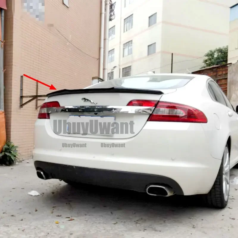 High Quality ABS Material Rear Trunk Lip Spoiler Wing Body Kit Accessories For Jaguar XF 2008 2009 2010 2011 2012 2013-2015 - view 5