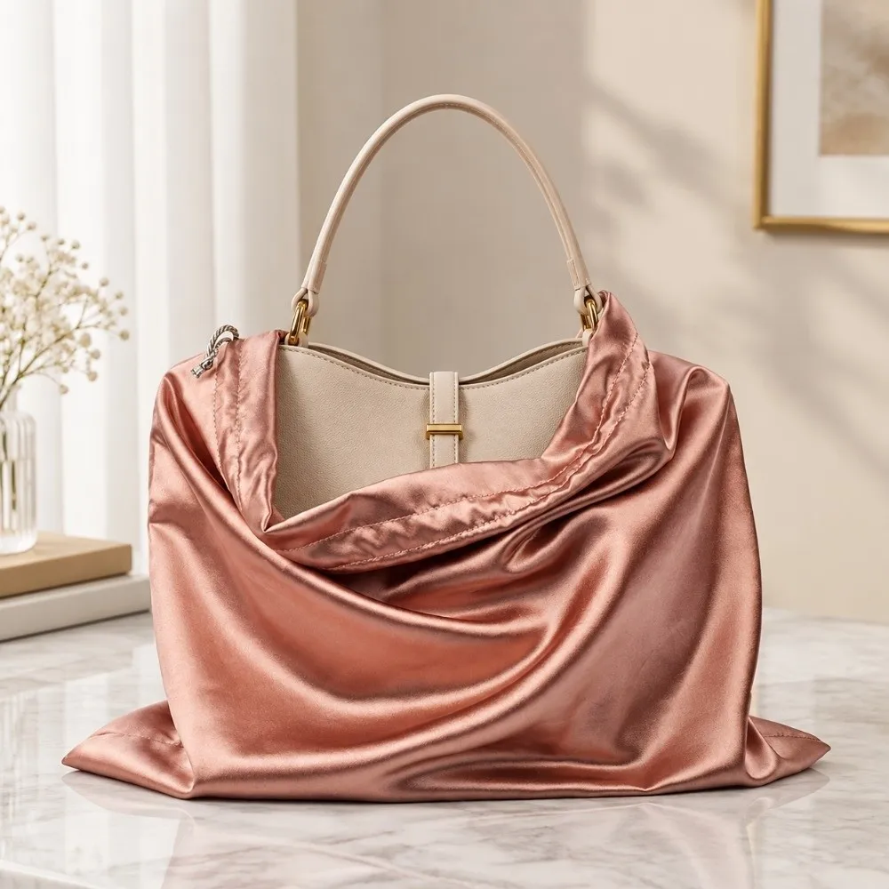 Tote Purses Thick Dust Bags Soft Reusable Storage Bags Portable Dustproof Dust Cover Travel