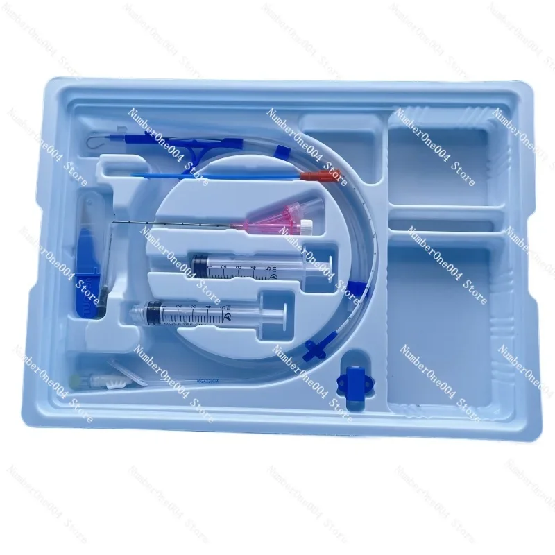 Disposable central venous catheter kit with single lumen, double lumen, and triple lumen