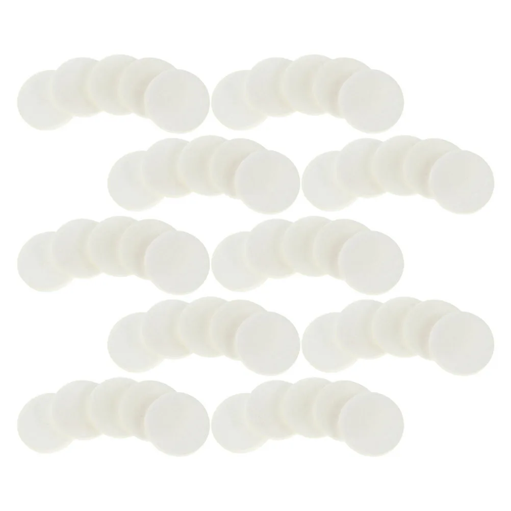 

150Pcs Fiber Cotton Car Air Freshener Pads Refillable Aroma Pads Fits Pendant Long Lasting Oil Absorption for Car Home