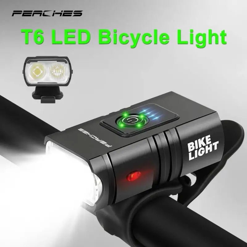 1000Lumen T6 LED Bicycle Light Rechargeable Front MTB Road Bike Headlight Bicycle Flashlight For Bicycle Bike Flashlight Mount